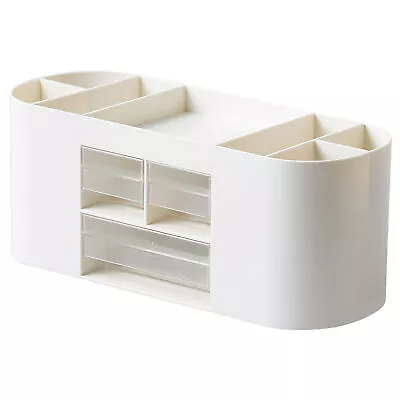 Multifunction Multi Purpose Pen Holder Desk Organiser Plastic With Compartments • $25.45