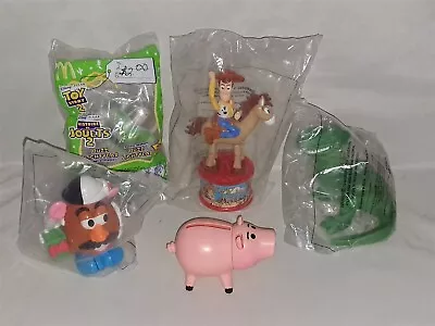 McDonalds Toy Story 2 Candy Dispensers Lot Of 5 Buzz Woody Hamm Rex Potato Head • $20