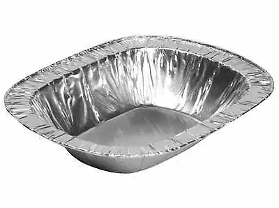 £12.99 • Buy Aluminium Foil Container - Oblong Cases - 131 X 99 X 23 Mm - Meat Pie Dishes