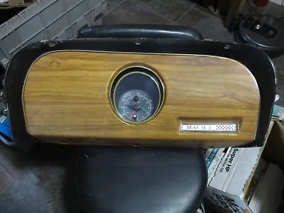 1969 69 70 1970 Mustang Shelby MACH 1 428 TEAK Deluxe Woodgrain Dash Clock Panel • $539.99