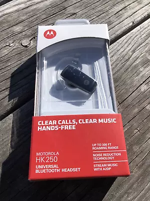 Motorola HK250 Clear Calls Music Universal Bluetooth Headset Brand New Sealed • $49.99