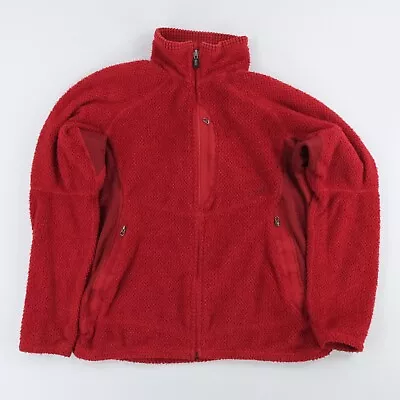 $44.95 • Buy VTG Patagonia Polartec Thermal PRO Fleece R1 Waffle Men Red Jacket Size Medium