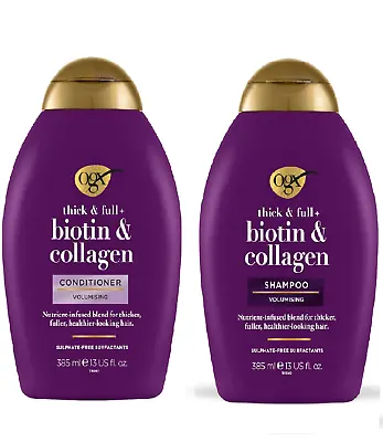 Ogx Biotin And Collagen Shampoo And Conditioner Set • £5.49