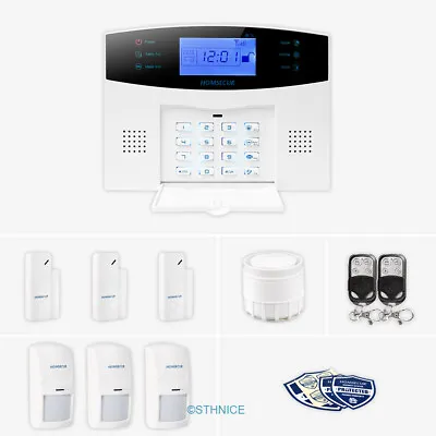 £124.29 • Buy HOMSECUR Wireless&Wired 2G Burglar Intruder Alarm System With IOS/Android APP