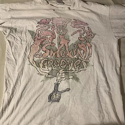 VTG 1997 SMOKIN GROOVES FESTIVAL Concert Tour T Shirt Large Cypress Hill Roots • $40