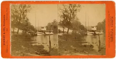 FLORIDA SV - Black Creek & Steamer  Twilight  - Kinney & Co 1880s • $85