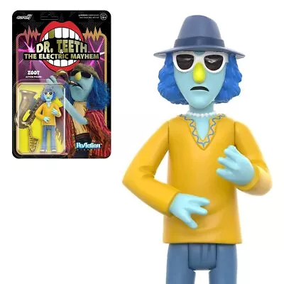 Zoot Electric Mayhem The Muppets Super 7 Reaction Action Figure • $19.95