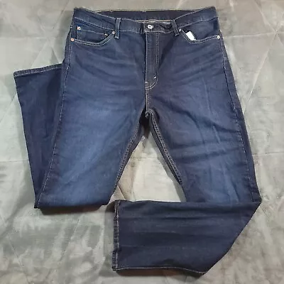 Levis 511 Jeans Mens 38x32 Slim Straight American Stretch Dark Wash Denim • $19.97