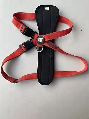 Ezydog Harness Chest Plate Black & Red Size Large 60 - 75cm FAST POST • $42