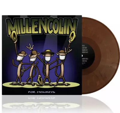 Millencolin For Monkeys Safari Brown/Black Mix Exclusive Vinyl LP Punk Epitaph • $36