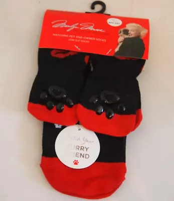 Marilyn Monroe Matching Pet & Owner Crew Socks Love Is A 4 Legged Word Black Red • $4.99