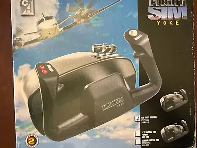 Used CH Products Flight Sim Yoke USB In Original Box • $59