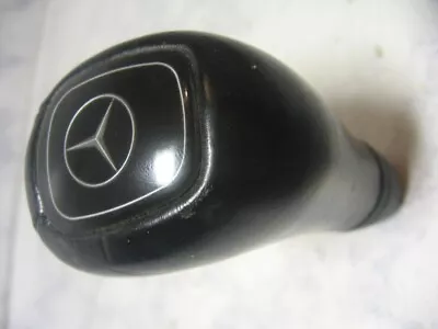 MERCEDES R129 W140 W163 M W202 W208 W210 Leather Sport Shift Knob BLACK Shifter • $52.90