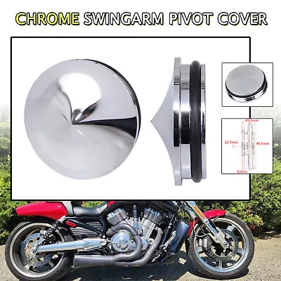 $26.98 • Buy Chrome Swingarm Pivot Covers Cap For Harley V-Rod Muscle VRSCF Night Rod VRSCD