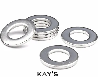 Imperial Flat Thick Washers To Fit Unf Unc Bsf Bsw Bscy Bolts & Screws Zinc  • £2.34