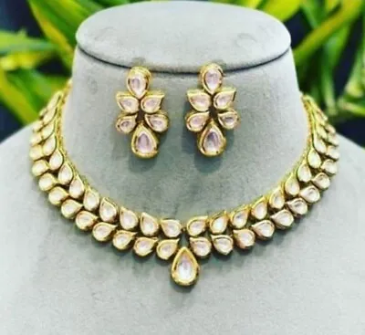 Indian Fashion Bollywood Kundan Jewelry Set With Minakari Work • $39