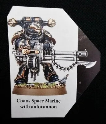 40K Autocannon Chaos Space Marine Start Collecting Warhammer  • $51.07