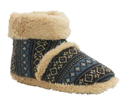 Mens Coolers Famous Booties - Mens Bootie Slippers / GREY   BEIGE  BLUE • £22.50