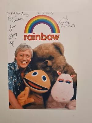 Ronnie Le Drew & Zippy (Rainbow) - Signed / Autographed 4x6 Fan Card • $70