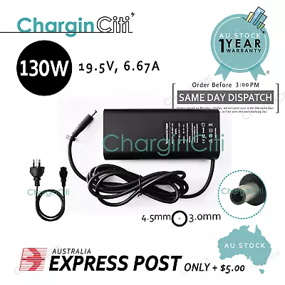 130W Power AC Adapter Charger For Dell XPS 15 7590 4.5x3.0mm P56F RN7NW • $49.99