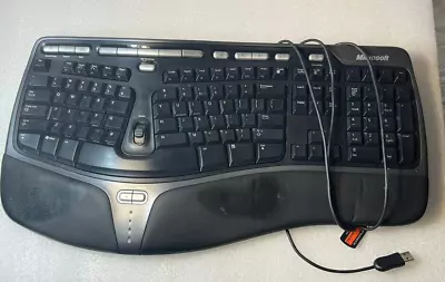 Microsoft Natural Ergonomic Keyboard 4000 V1.0 Model 1048 KU-0462 TESTED • $44.95