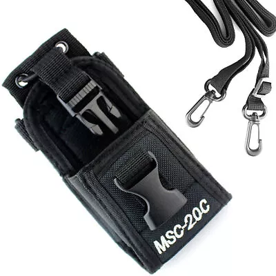 Universal Pouch Bag Holster Case For Motorola Kenwood Midland Icom Yaesu Radio • $8.90