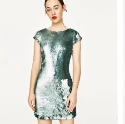 $39.99 • Buy Zara Sequin Dress M