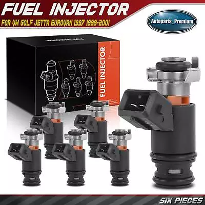 6pcs Fuel Injectors For Volkswagen Golf Jetta EuroVan 1997 1999-2001 V6 2.8L GAS • $49.99