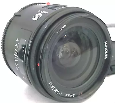 Minolta AF 24mm F/2.8 (22) Lens No. 19301557 VG • $45