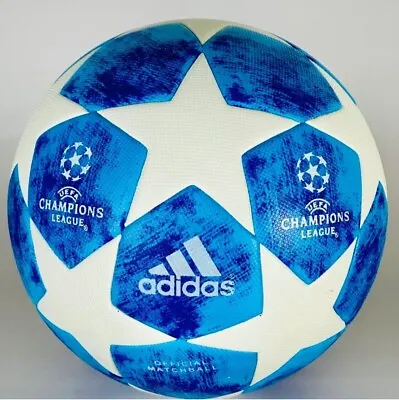 UEFA Adidas Champions League Official Match Ball Blue Star 2018-19 Size 5 • $37.03