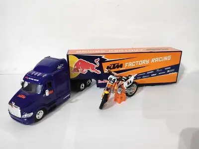 New Ray KTM Team Red Bull Truck 1:43 Scale And Toy Model + 1:18 Herlings MX Bike • $59.99