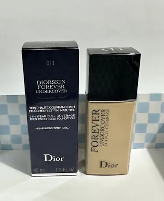 £22.99 • Buy Dior Diorskin Forever Undercover 24H Wear Full Coverage 40ml - Shade 011 RRP £44