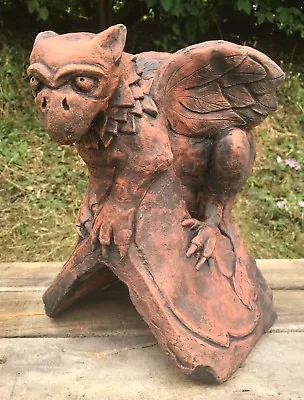 £64.99 • Buy Baby Griffin Roof Finial 90° Angled Ridge Tile Frost Proof Stone Original Design