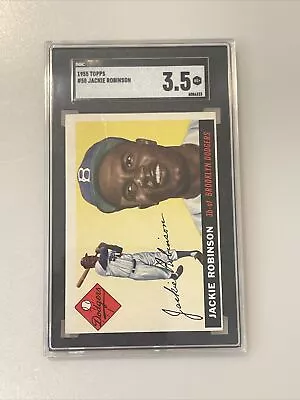 1955 Topps Card #50 Jackie Robinson Sgc 3.5 • $499.90