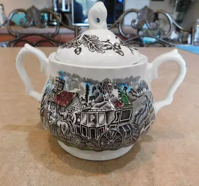 Myott Royal Mail Staffordshire Ware England Sugar Bowl • $20