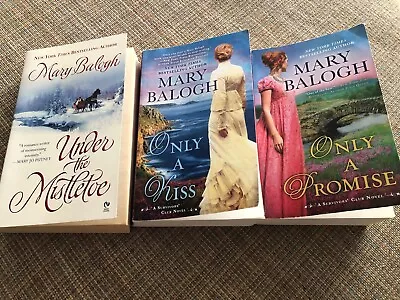 Books MARY BALOGH Lot Of 3 Romance PBs Only A Kiss Only A Promise 2015 & 2006 • $11.47