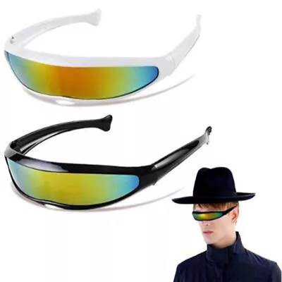 Lens Laser Eyeglasses Motorcycle Glasses Bike Eyewear Cyclops Visor Sunglasses • $7.33