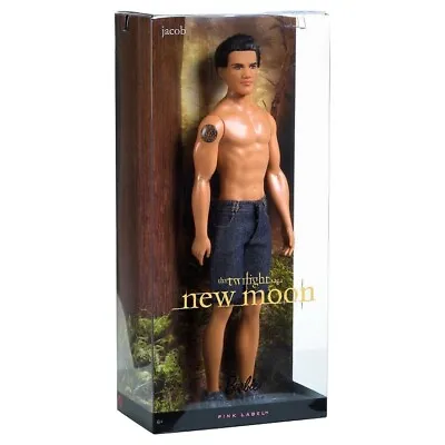 Twilight Saga New Moon Jacob Black ~ Barbie Pink Label Collector Doll • $29.95