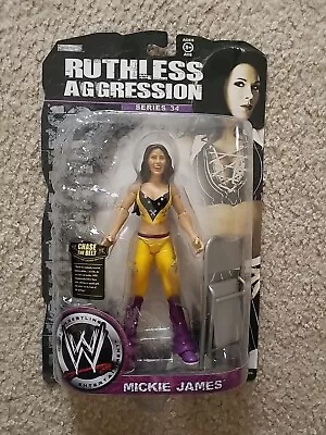 WWE Ruthless Aggression Action Figure Mickie James Series 34 Wrestling • $18