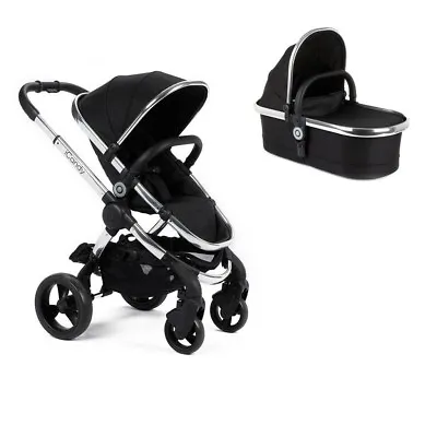 ICandy Peach Blossom Carriage Double Seat Stroller - Black Jack • £350