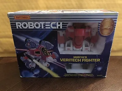 $295 • Buy 1985 Matchbox Robotech Miriya’s Veritech Fighter And Operating Manual