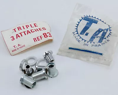 TA Pro Attaches Triple Chainring Bolts # 83 T.A. Specialites  Vintage LAST NOS • $48.95