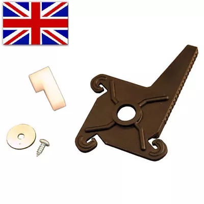 Garage Door REAR LOCKING PLASTIC CRUCIFIX CAM Cardale Wickes Wessex Latch Handle • £11.90