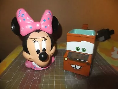 Lot Of 2 Disney Plastic Mug Minnie Mouse And Matter • $12.99