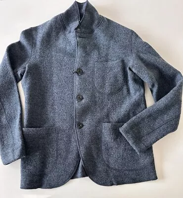 NWT. Buck Mason Marled Felted Chore Coat. Navy Blue. Men’s XS • $198