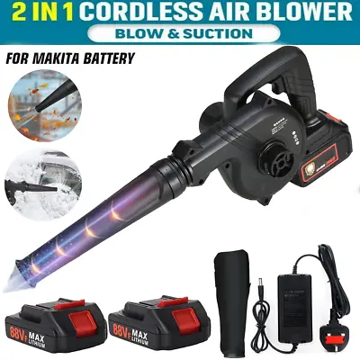 2-in-1 Leaf Air Blower 21V Cordless Leaf Blower& Vacuum With Battery And Charger • £22.99