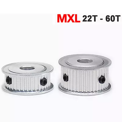 MXL Timing Belt Pulley 22T - 60T Synchronous Wheel AF-type Width 7mm / 11mm • $3.55