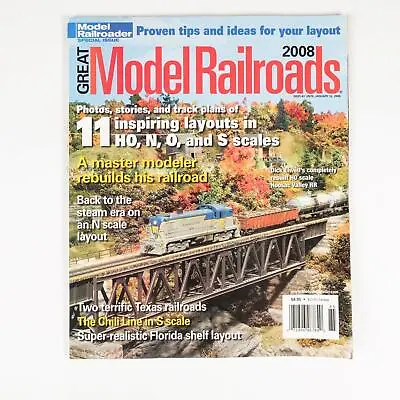 Great Model Railroads 2008 Model Railroader Magazine Special Edition HO N Scale • $12.99