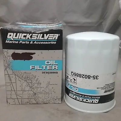 New Quicksilver 35-802886q Oil Filter Mercruiser With Ford V-8 Engine • $14.15