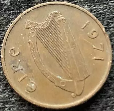 1971 Ireland Penny Coin XF      #X262 • $7.20